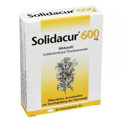 SOLIDACUR 600 mg film kaplı tabletler, 20 adet SOLIDACUR 600 mg film kaplı tabletler, 20 adet