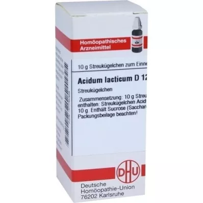 ACIDUM LACTICUM D 12 globül, 10 g