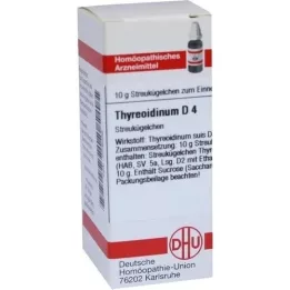 THYREOIDINUM D 4 globül, 10 g