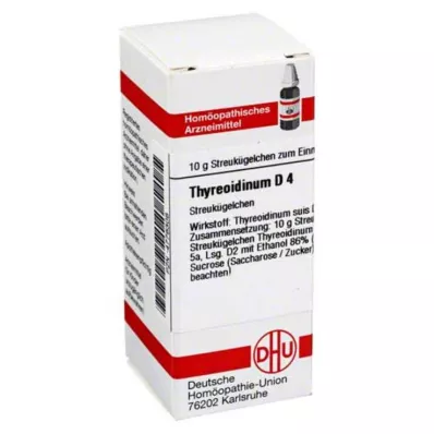 THYREOIDINUM D 4 globül, 10 g