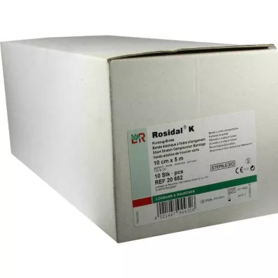 Rosidal K bandaj 10cmx5m ster, 10 adet