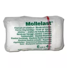 MOLLELAST Bandajlar 6 cmx4 m beyaz, 1 adet