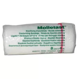 MOLLELAST Bandajlar 8 cmx4 m beyaz, 1 adet
