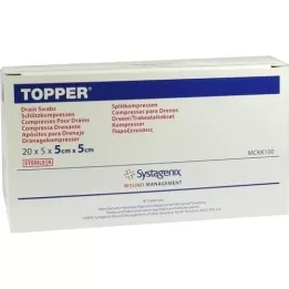 TOPPER Slit Compr.5x5 cm steril, 20X5 adet