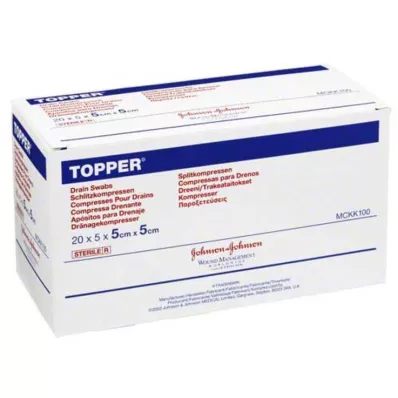 TOPPER Slit Compr.5x5 cm steril, 20X5 adet TOPPER Slit Compr.5x5 cm steril, 20X5 adet