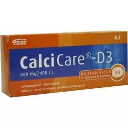 CALCICARE D3 Çiğneme Tableti, 50 Kapsül
