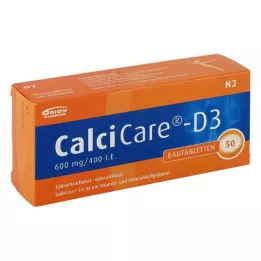 CALCICARE D3 Çiğneme Tableti, 50 Kapsül