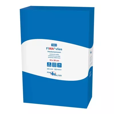 VLIESKOMPRESSEN 10x20 cm steril olmayan 6 katlı, 100 adet