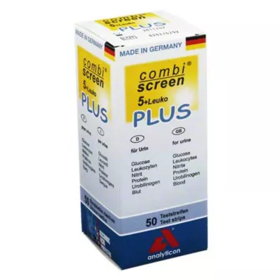 COMBISCREEN 5+Leuko Plus test şeritleri, 50 adet COMBISCREEN 5+Leuko Plus test şeritleri, 50 adet