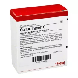 SULFUR INJEEL S Ampuller, 10 adet