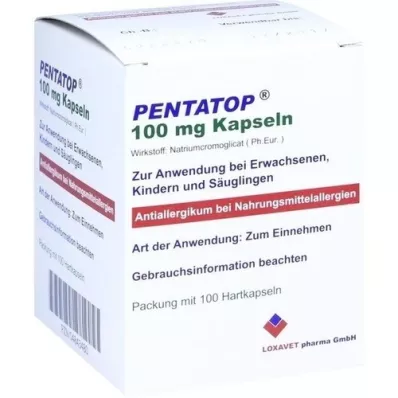 PENTATOP 100 mg kapsül sert kapsül, 100 adet
