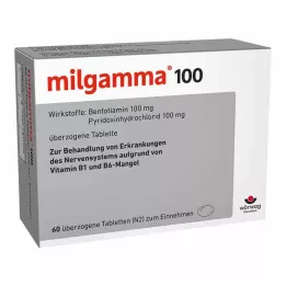 MILGAMMA 100 mg kaplı tablet, 60 adet