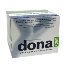 DONA 250 mg kaplı tablet, 240 adet