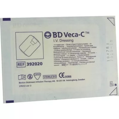 BD VECA-C Kateter sabitleme bandajı 6x7,5 cm w.view pencere, 1 adet