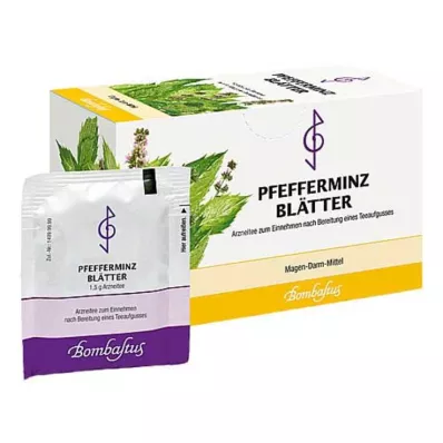 PFEFFERMINZBLÄTTER Çay filtre torbası, 20X1,5 g