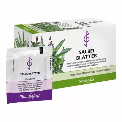 SALBEIBLÄTTER Çay filtre torbası, 20X1,5 g