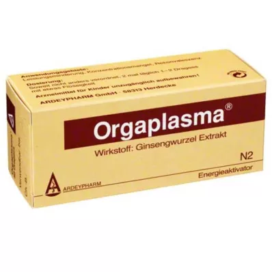 Orgaplasma kaplı tabletler, 50 adet Orgaplasma kaplı tabletler, 50 adet