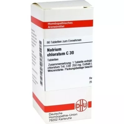 NATRIUM CHLORATUM C 30 Tablet, 80 Kapsül