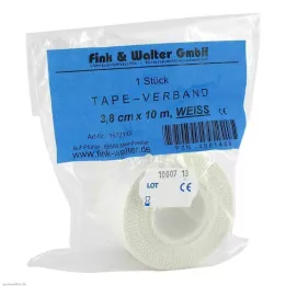 TAPE-Bandaj 3,8 cmx10 m beyaz, 1 adet