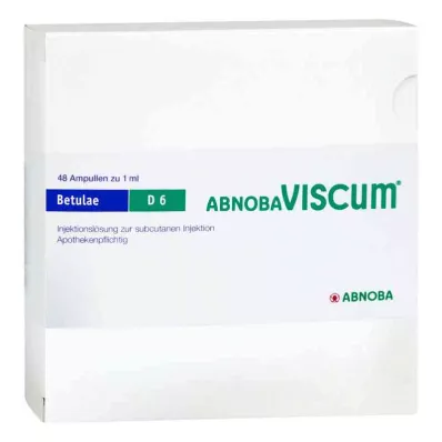 ABNOBAVISCUM Betulae D 6 ampul, 48 adet ABNOBAVISCUM Betulae D 6 ampul, 48 adet