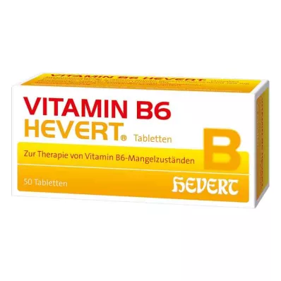 VITAMIN B6 HEVERT Tabletler, 50 adet VITAMIN B6 HEVERT Tabletler, 50 adet