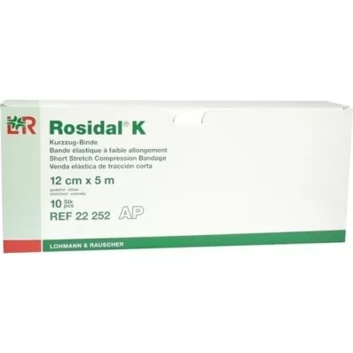 ROSIDAL K bandaj 12 cmx5 m, 10 adet