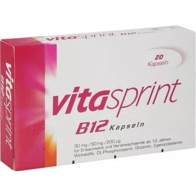 VITASPRINT B12 kapsülleri, 20 adet