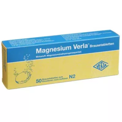 MAGNESIUM VERLA Efervesan tabletler, 50 adet MAGNESIUM VERLA Efervesan tabletler, 50 adet
