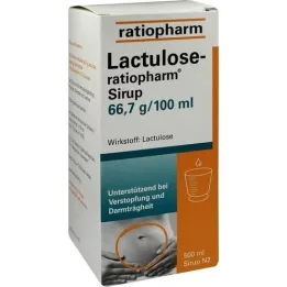 LACTULOSE-ratiopharm şurup, 500 ml