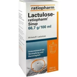 LACTULOSE-ratiopharm Şurup, 1000 ml