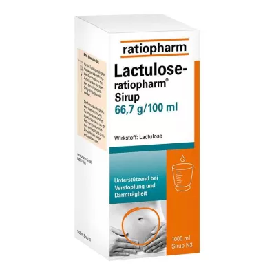LACTULOSE-ratiopharm Şurup, 1000 ml