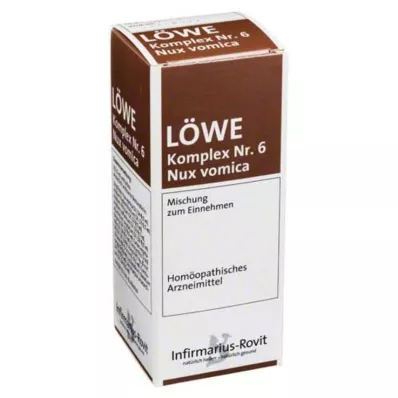 Aslan Kompleksi No. 6 Nux Vomica damlası, 100 ml Aslan Kompleksi No. 6 Nux Vomica damlası, 100 ml