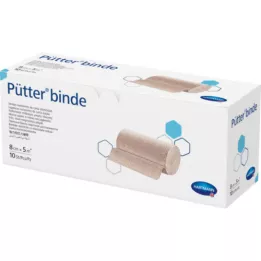 PÜTTER Bandaj 8 cmx5 m, 10 adet