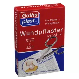 GOTHAPLAST Yara alçısı hassas 6 cm x 0,5 m kesilmiş, 1 adet
