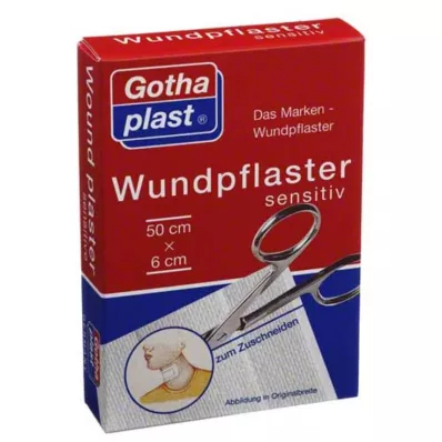 GOTHAPLAST Yara alçısı hassas 6 cm x 0,5 m kesilmiş, 1 adet