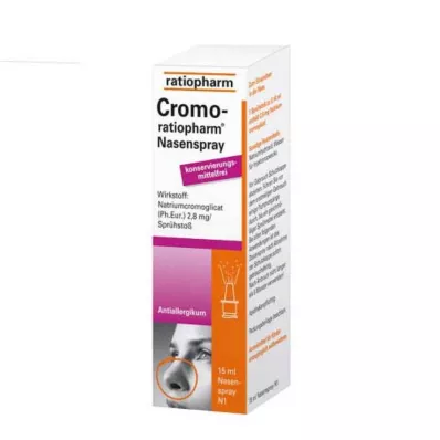 CROMO-RATIOPHARM Koruyucu içermeyen burun spreyi, 15 ml
