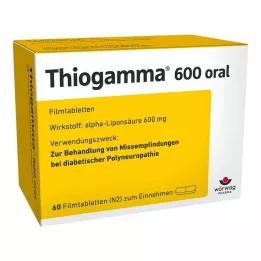 THIOGAMMA 600 oral film kaplı tablet, 60 adet