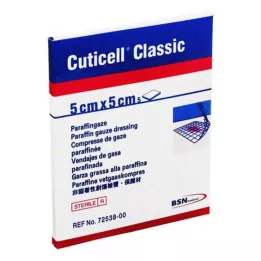 CUTICELL Klasik yara gazlı bezi 5x5 cm, 5 adet