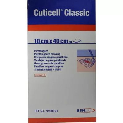 Cuticell Klasik yara bezi 10x40 cm, 10 adet Cuticell Klasik yara bezi 10x40 cm, 10 adet