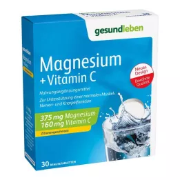 GESUND LEBEN Magnezyum+C Vitamini efervesan tabletleri, 3X10 adet