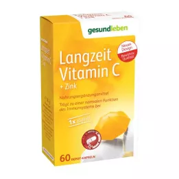 GESUND LEBEN Uzun süreli C vitamini+çinko kapsülleri, 60 adet