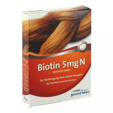GESUND LEBEN Biotin 5 mg N Tablet, 60 Kapsül GESUND LEBEN Biotin 5 mg N Tablet, 60 Kapsül