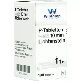 P TABLETTEN beyaz 10 mm, 100 adet