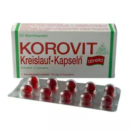 KOROVIT Sirkülasyon kapsülleri, 20 adet