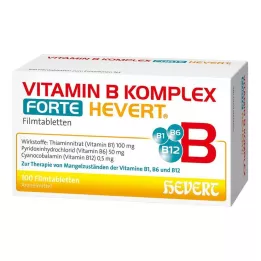 VITAMIN B KOMPLEX forte Hevert tabletler, 100 adet