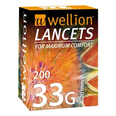 WELLION 33 G lanset, 200 adet WELLION 33 G lanset, 200 adet