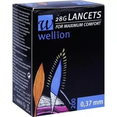 WELLION Lansetler 28 G, 200 adet