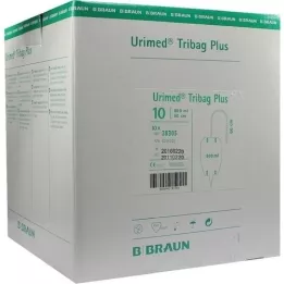 URIMED Tribag Plus idrar bacak torbası 800ml 60cm steril, 10 adet