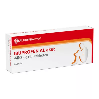 IBUPROFEN AL akut 400 mg film kaplı tabletler, 20 adet