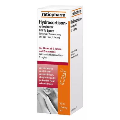 HYDROCORTISON-ratiopharm %0,5 sprey, 30 ml